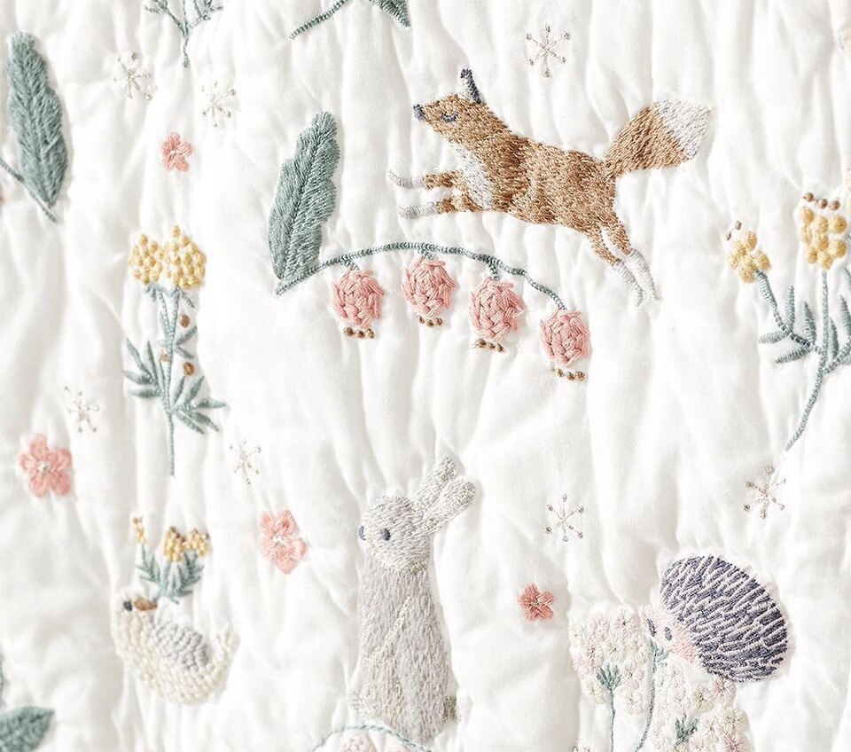 Ramona Woodland Baby Bed Linen Pottery Barn Kids UK